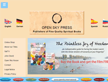 Tablet Screenshot of openskypress.com